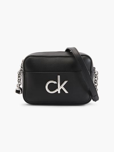 Calvin Klein Táskák & Kiegészítők HU750988 | Calvin Klein Faux Bőr Női Crossbody Táska Fekete